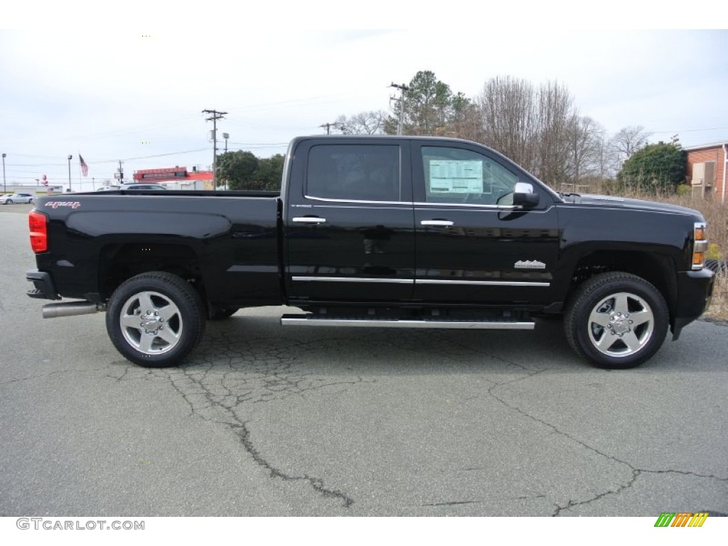 2015 Silverado 2500HD High Country Crew Cab 4x4 - Black / High Country Saddle photo #6