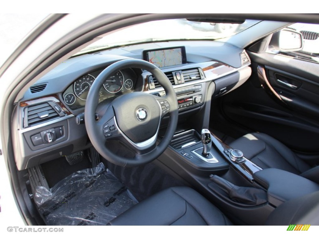 Black Interior 2014 BMW 3 Series 328i xDrive Sedan Photo #101767633