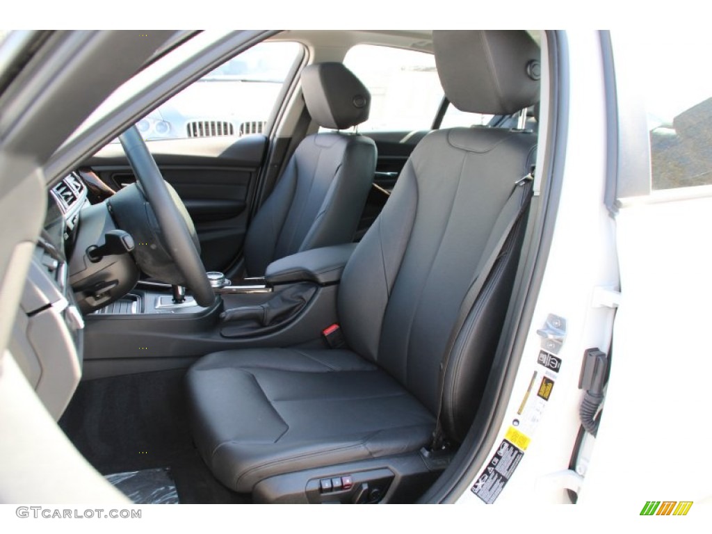 Black Interior 2014 BMW 3 Series 328i xDrive Sedan Photo #101767709