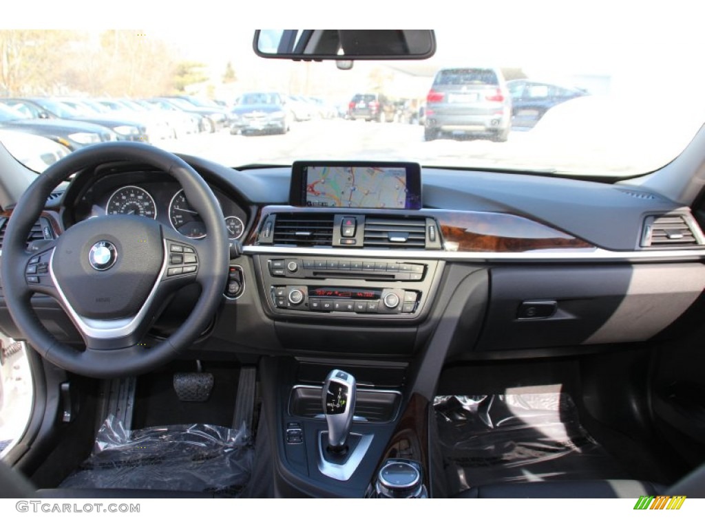 2014 BMW 3 Series 328i xDrive Sedan Black Dashboard Photo #101767762