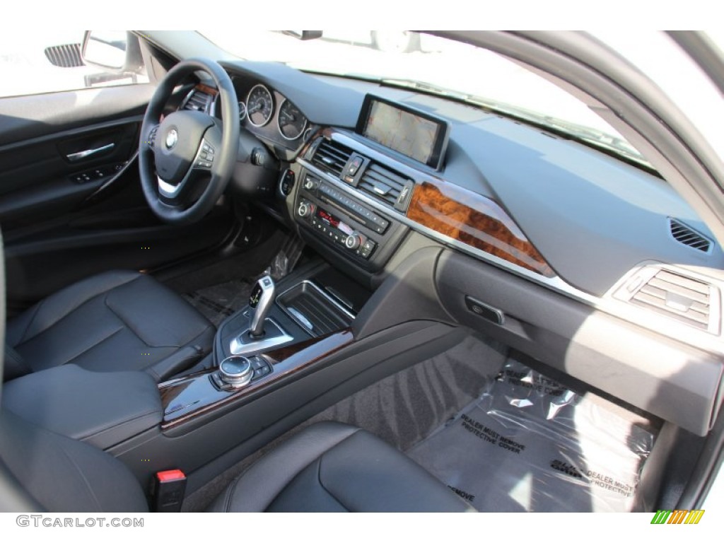 Black Interior 2014 BMW 3 Series 328i xDrive Sedan Photo #101768035