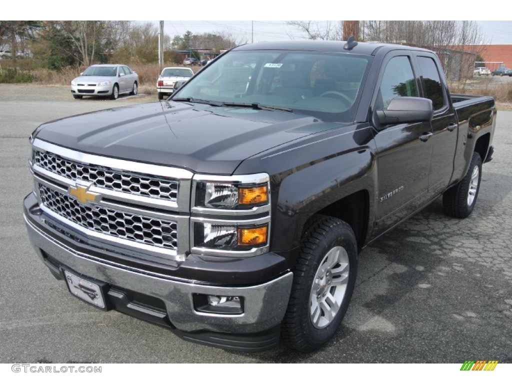 2015 Silverado 1500 LT Double Cab - Tungsten Metallic / Dark Ash/Jet Black photo #2