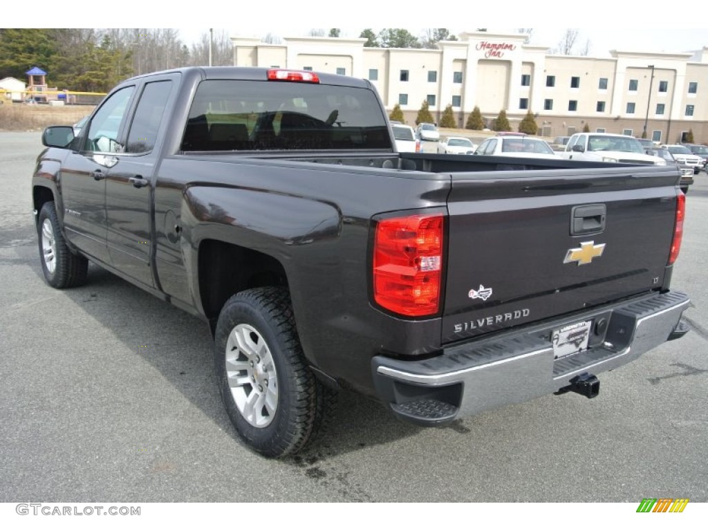 2015 Silverado 1500 LT Double Cab - Tungsten Metallic / Dark Ash/Jet Black photo #4