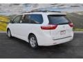 2015 Super White Toyota Sienna LE  photo #3