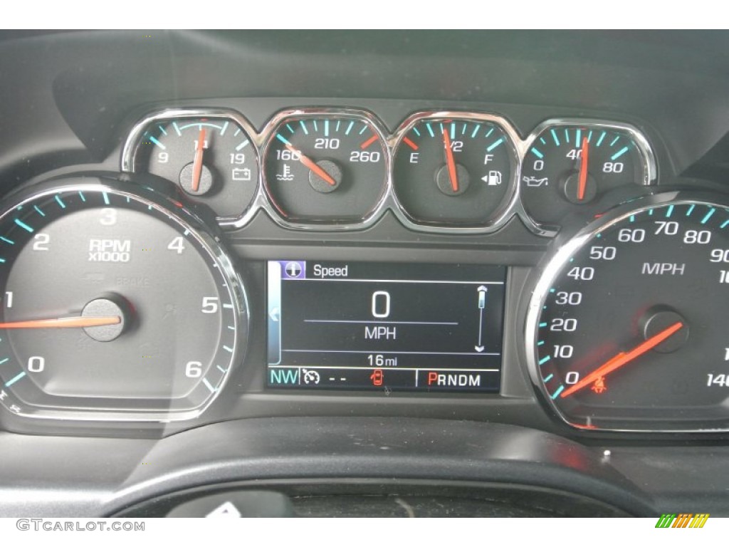 2015 Silverado 1500 LT Double Cab - Tungsten Metallic / Dark Ash/Jet Black photo #14