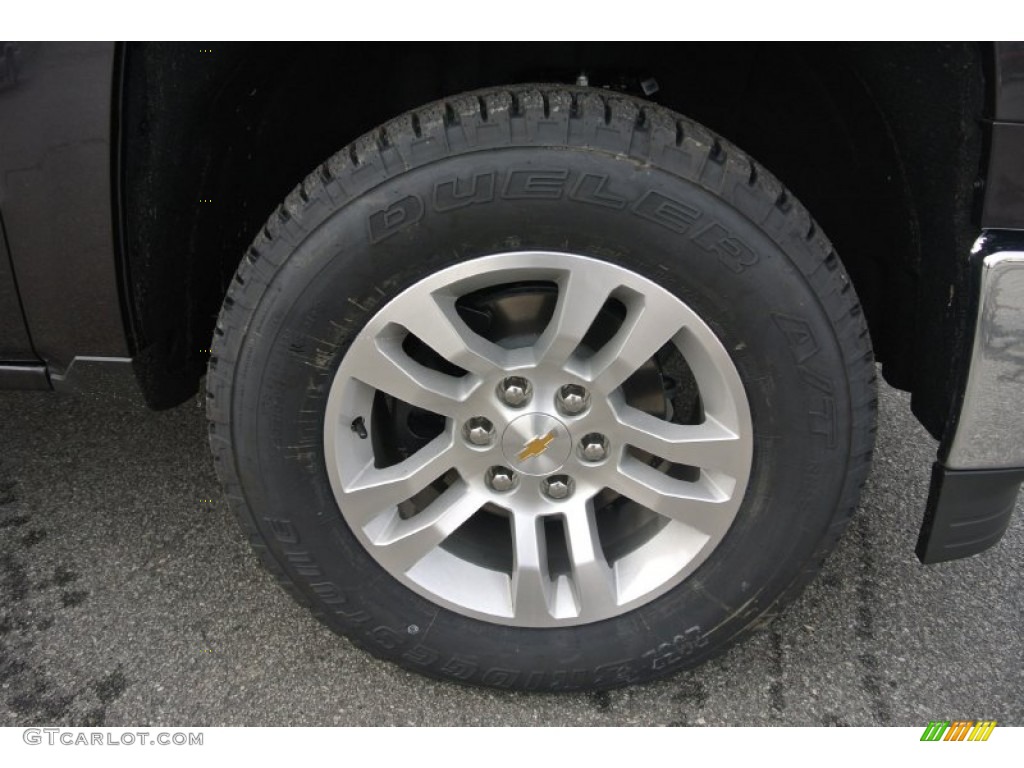 2015 Silverado 1500 LT Double Cab - Tungsten Metallic / Dark Ash/Jet Black photo #19