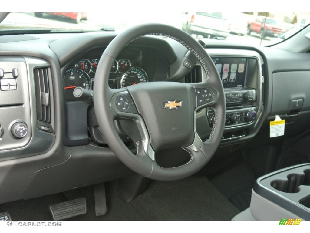 2015 Silverado 1500 LT Double Cab - Tungsten Metallic / Dark Ash/Jet Black photo #21