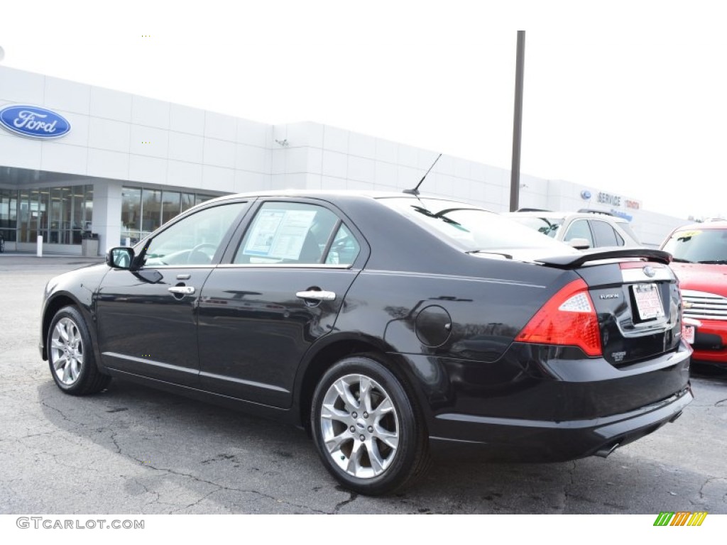 2011 Fusion SEL V6 - Tuxedo Black Metallic / Charcoal Black photo #5