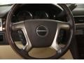 2007 GMC Yukon Cocoa/Light Cashmere Interior Steering Wheel Photo