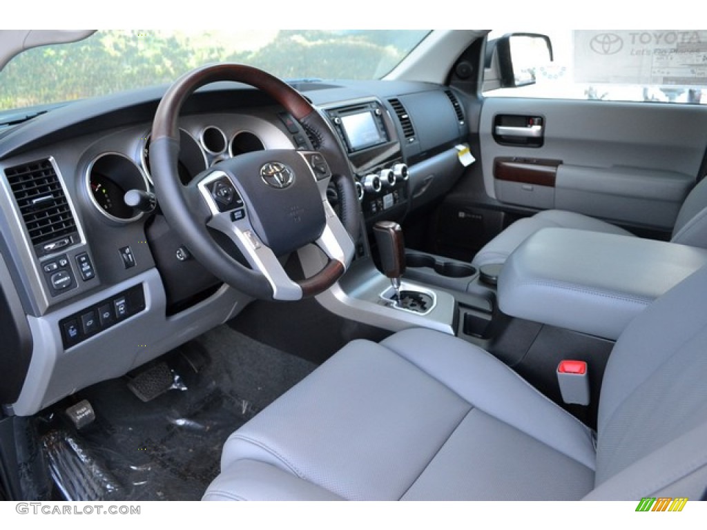 Gray Interior 2015 Toyota Sequoia Platinum 4x4 Photo #101770114