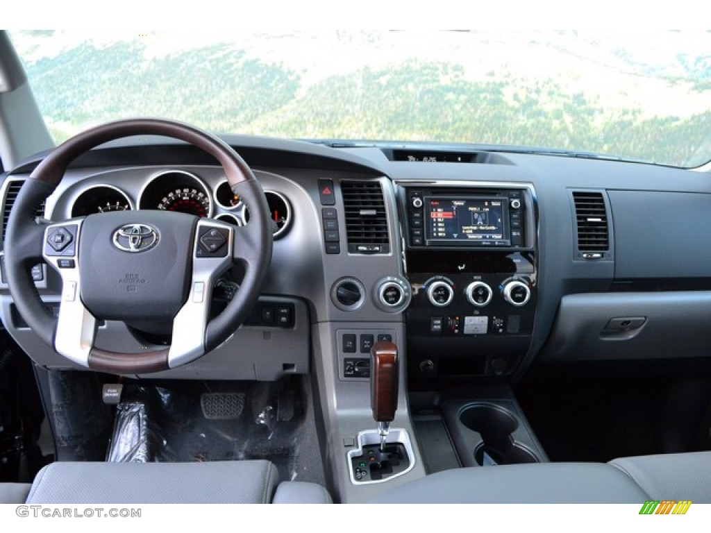 2015 Toyota Sequoia Platinum 4x4 Gray Dashboard Photo #101770135