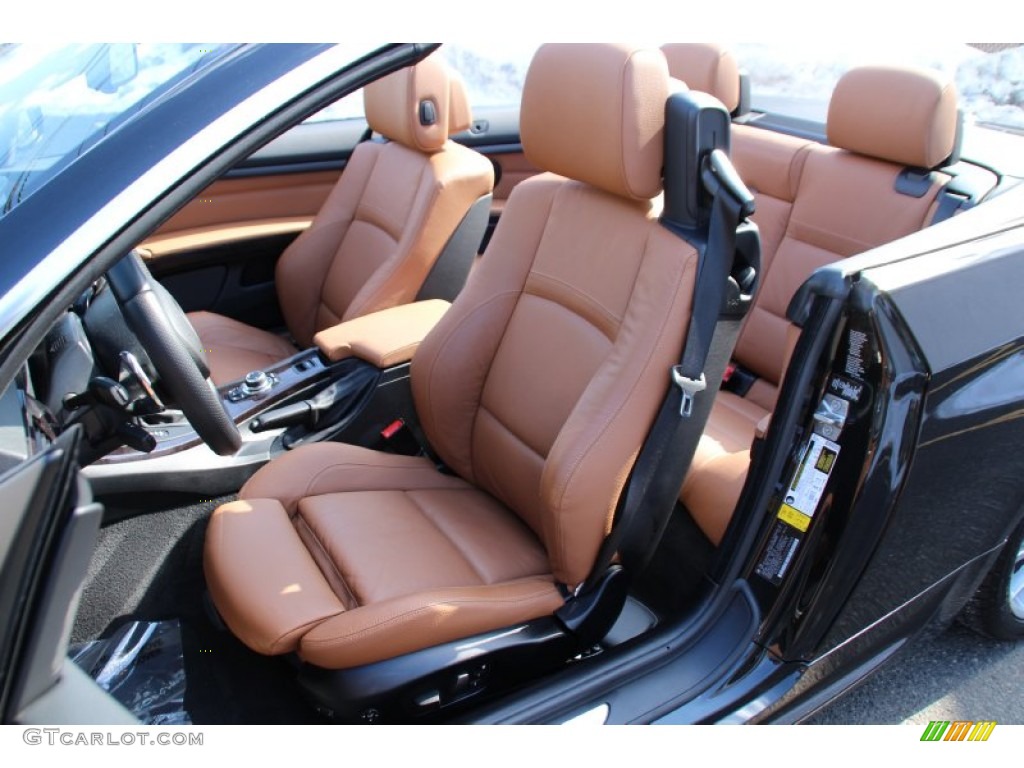 Saddle Brown Interior 2012 BMW 3 Series 335i Convertible Photo #101770951
