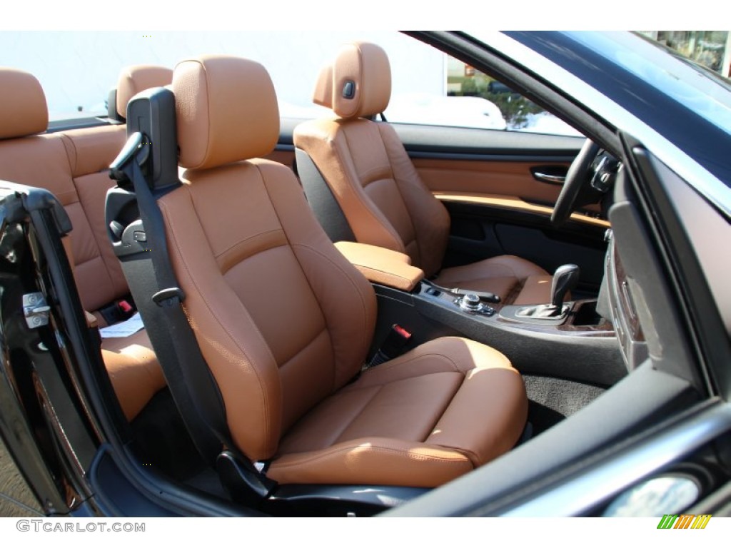 Saddle Brown Interior 2012 BMW 3 Series 335i Convertible Photo #101771278