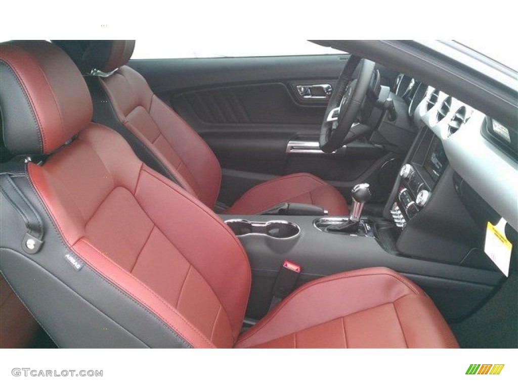 2015 Mustang GT Premium Coupe - Magnetic Metallic / Dark Saddle photo #15