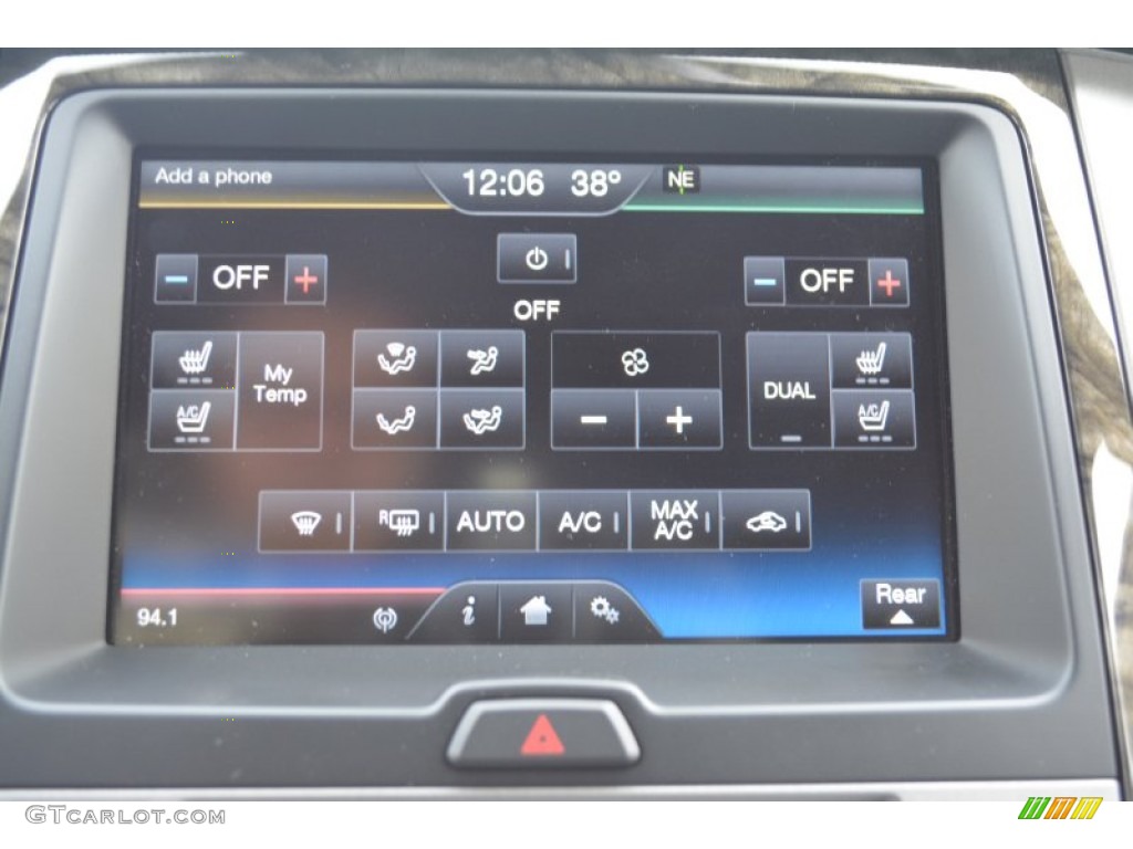 2015 Ford Expedition EL Limited 4x4 Controls Photo #101772187