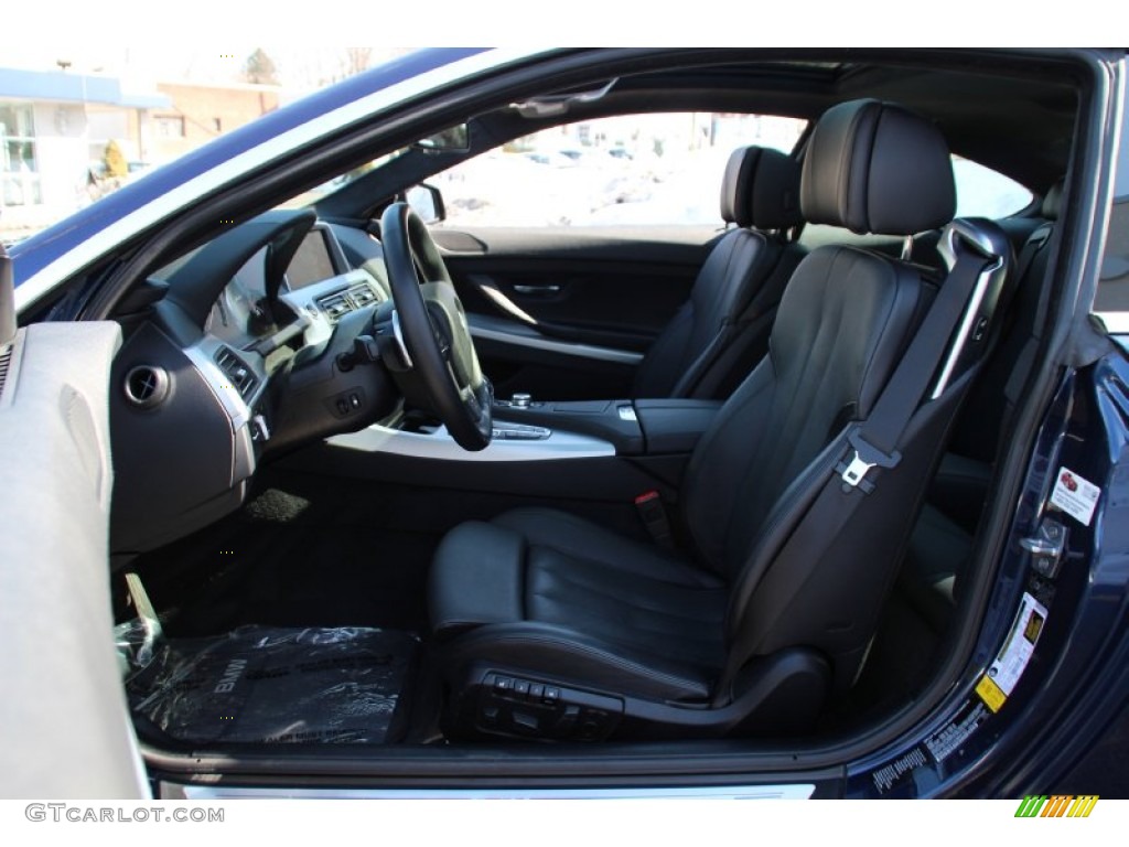 2012 6 Series 650i xDrive Coupe - Deep Sea Blue Metallic / Black Nappa Leather photo #11