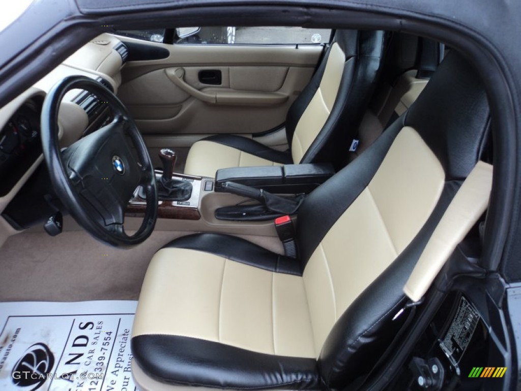 Beige Interior 1999 BMW Z3 2.8 Roadster Photo #101772601