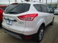 2015 White Platinum Metallic Tri-Coat Ford Escape Titanium  photo #9