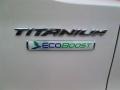 2015 White Platinum Metallic Tri-Coat Ford Escape Titanium  photo #11