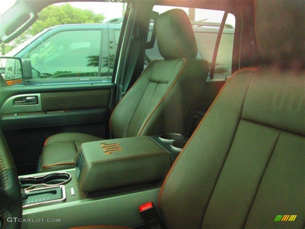 2015 Expedition King Ranch - White Platinum Metallic Tri-Coat / King Ranch Mesa Brown photo #14