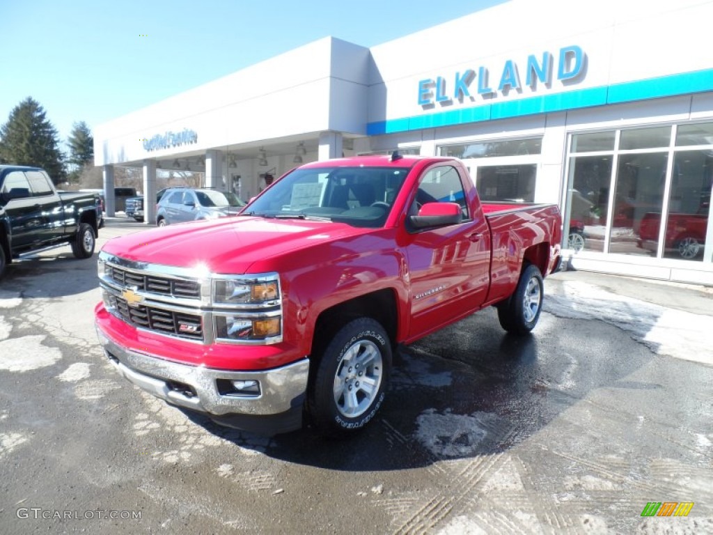 2015 Silverado 1500 LT Z71 Double Cab 4x4 - Victory Red / Jet Black photo #2