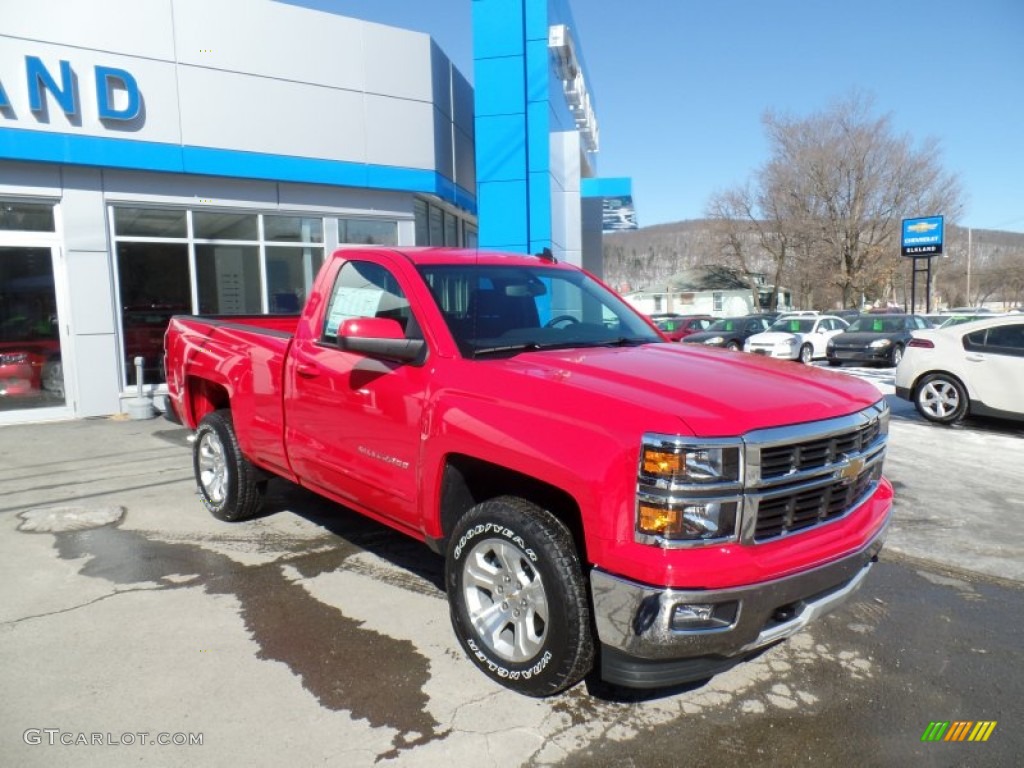 2015 Silverado 1500 LT Z71 Double Cab 4x4 - Victory Red / Jet Black photo #4