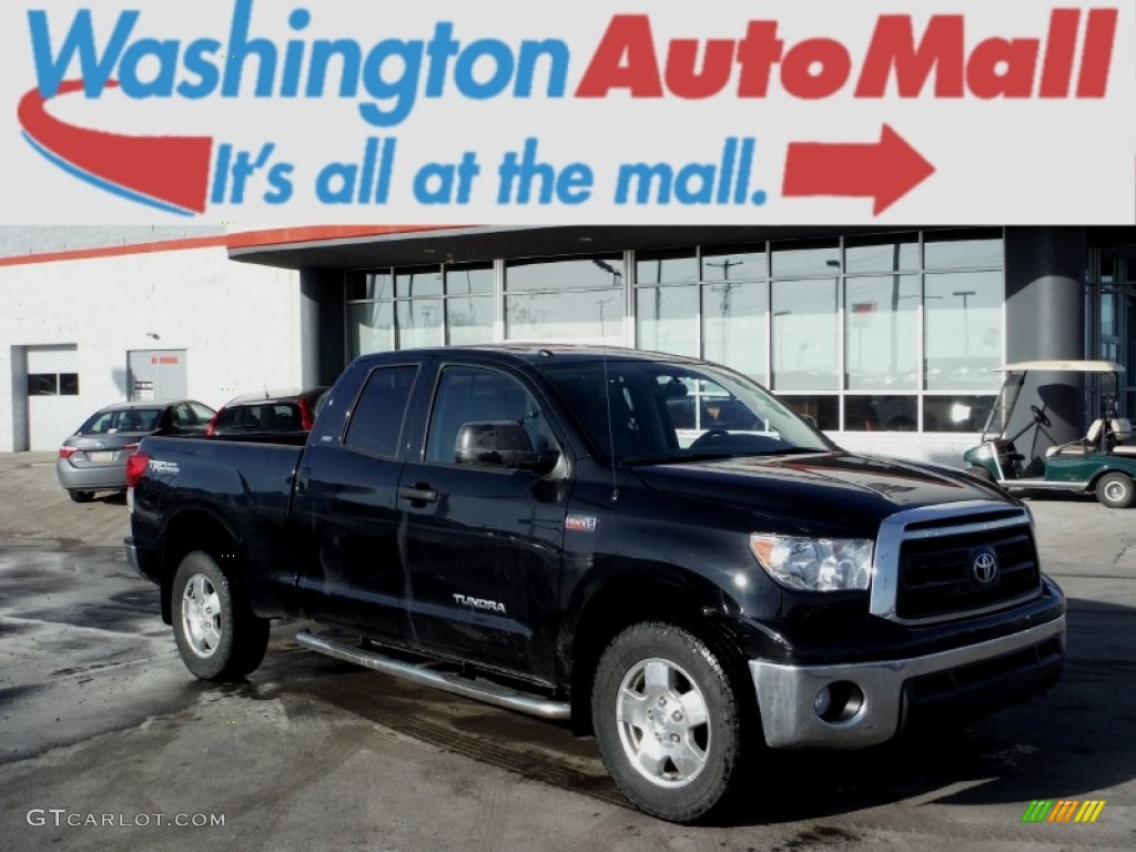 2011 Tundra SR5 Double Cab 4x4 - Black / Graphite Gray photo #1