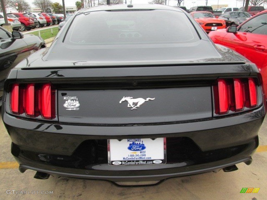 2015 Mustang EcoBoost Premium Coupe - Black / Ebony photo #18