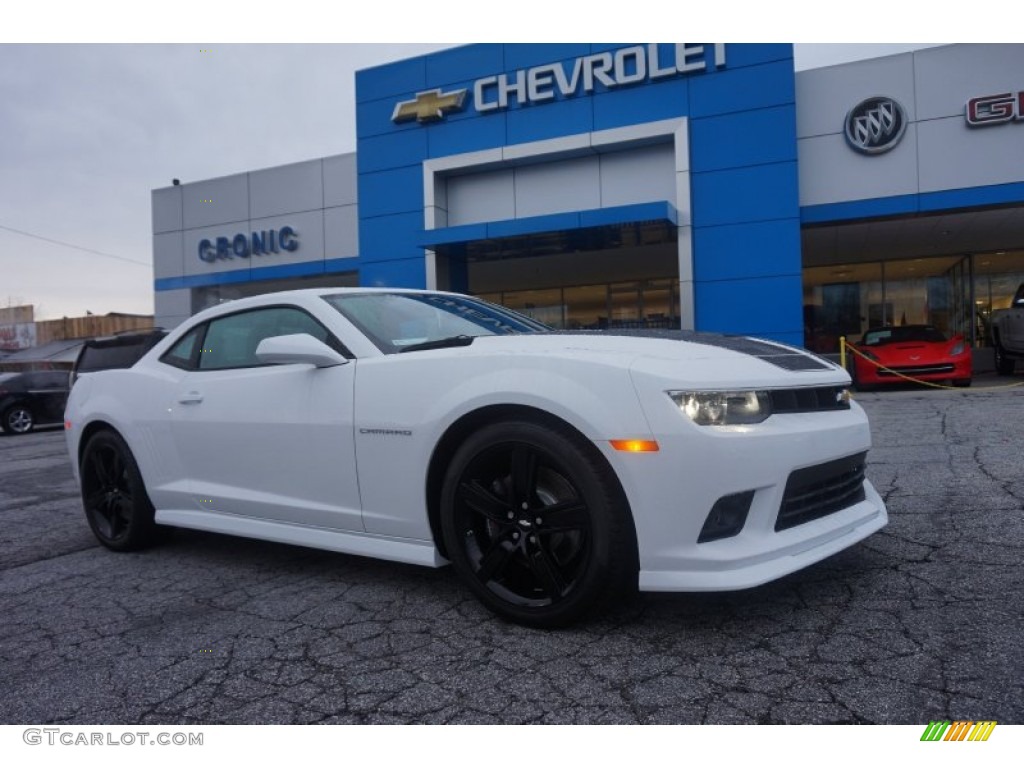 2015 Camaro SS Coupe - Summit White / Black photo #1