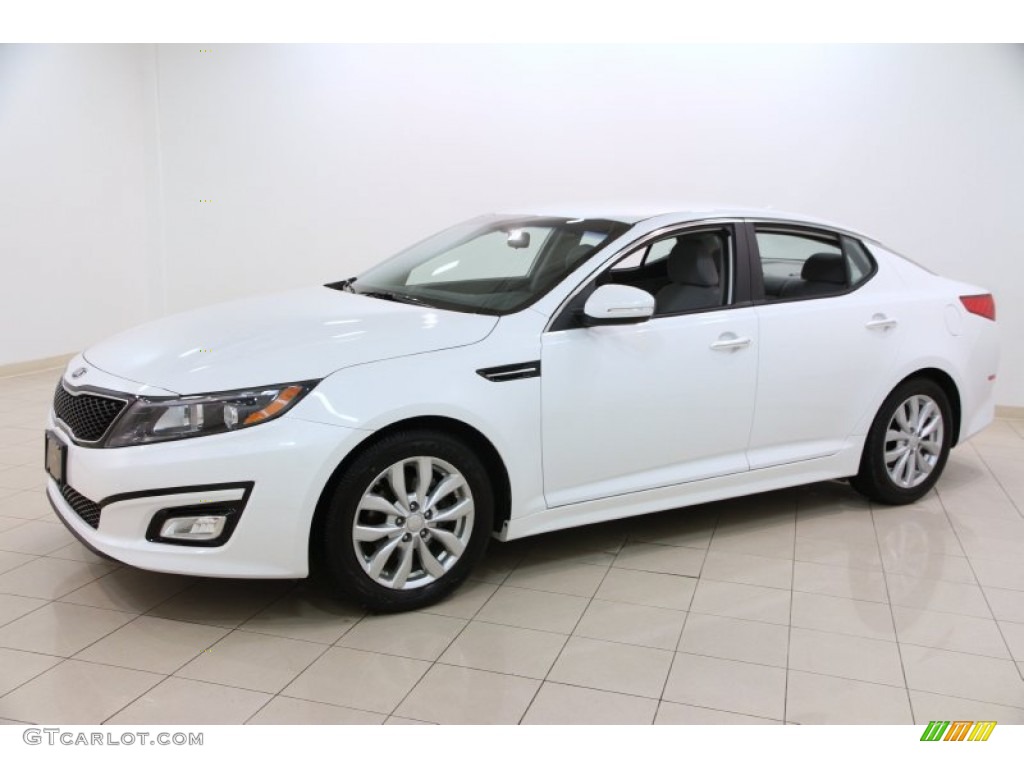 Snow White Pearl 2014 Kia Optima LX Exterior Photo #101776870