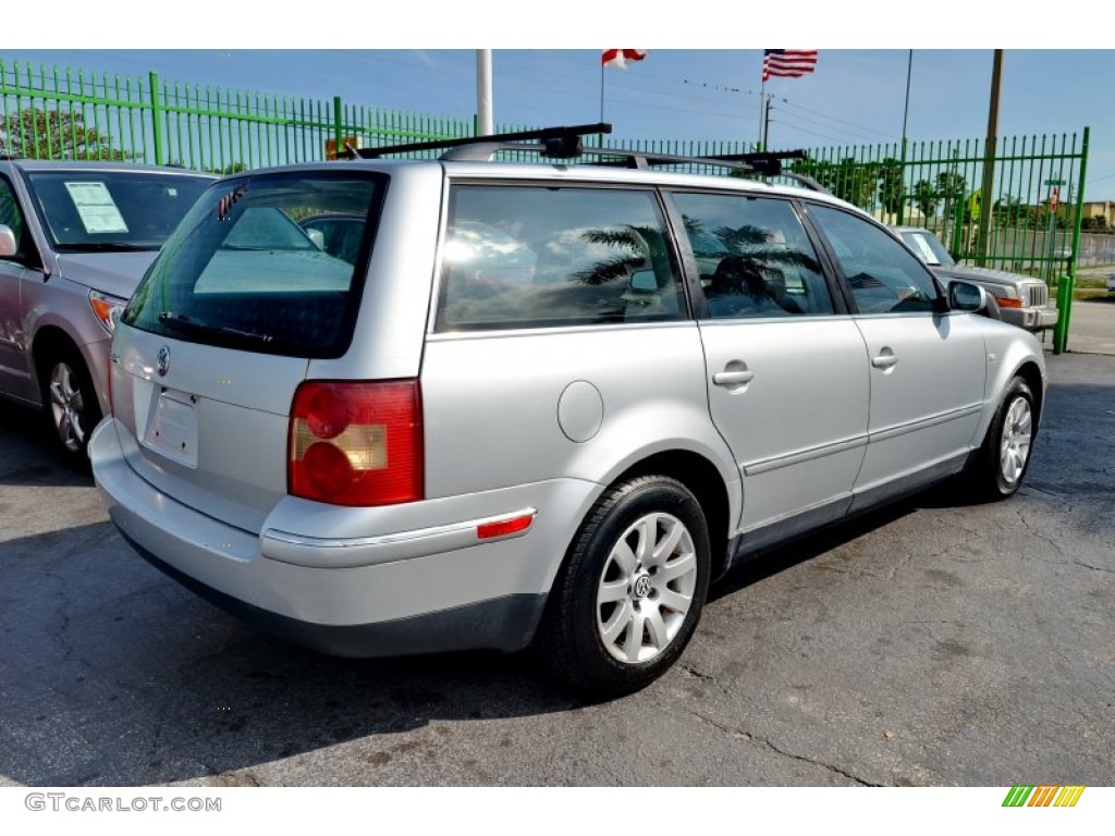 2003 Passat GLS Wagon - Silverstone Grey Metallic / Grey photo #8