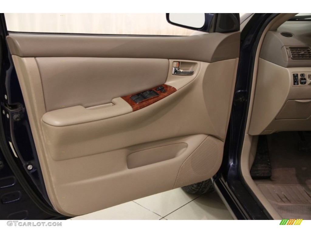 2004 Toyota Corolla LE Pebble Beige Door Panel Photo #101778364