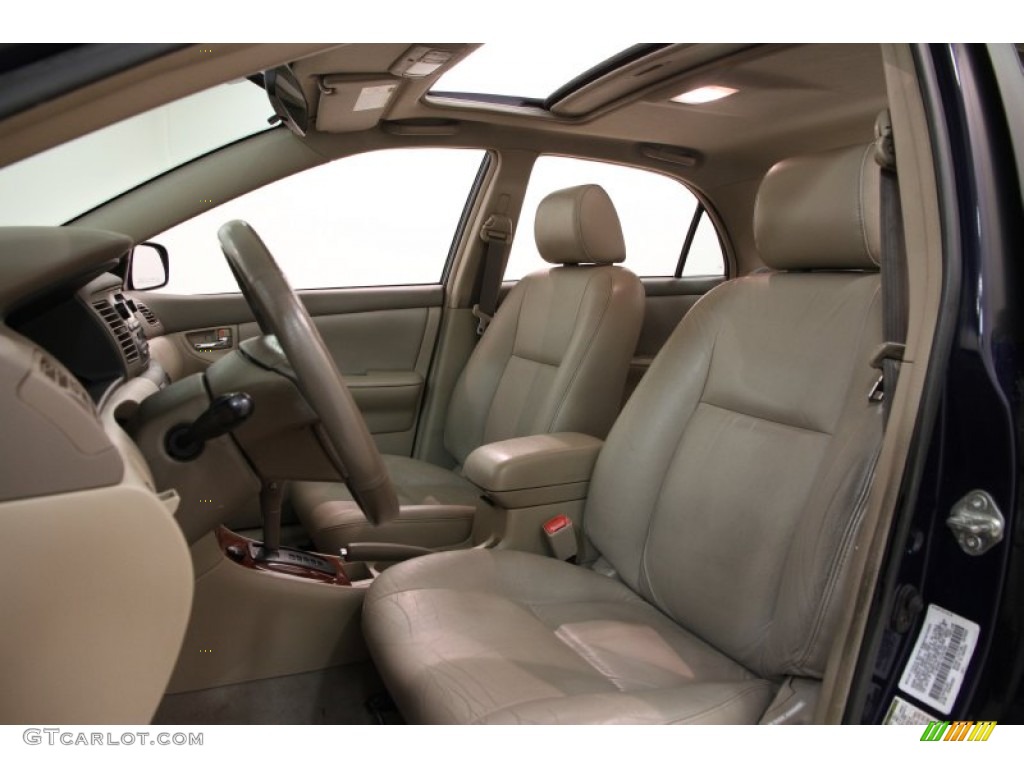 2004 Corolla LE - Indigo Ink Blue Pearl / Pebble Beige photo #5
