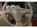 2004 Toyota Corolla Pebble Beige Interior Steering Wheel Photo