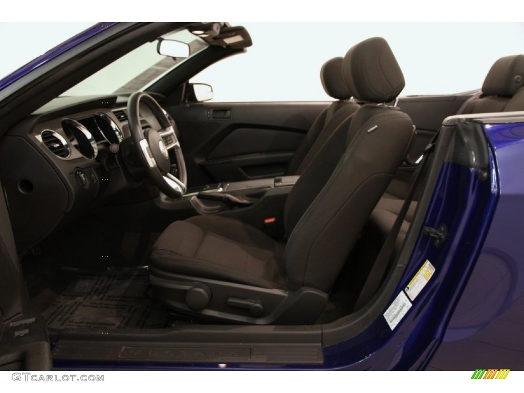 2014 Mustang V6 Convertible - Deep Impact Blue / Charcoal Black photo #7