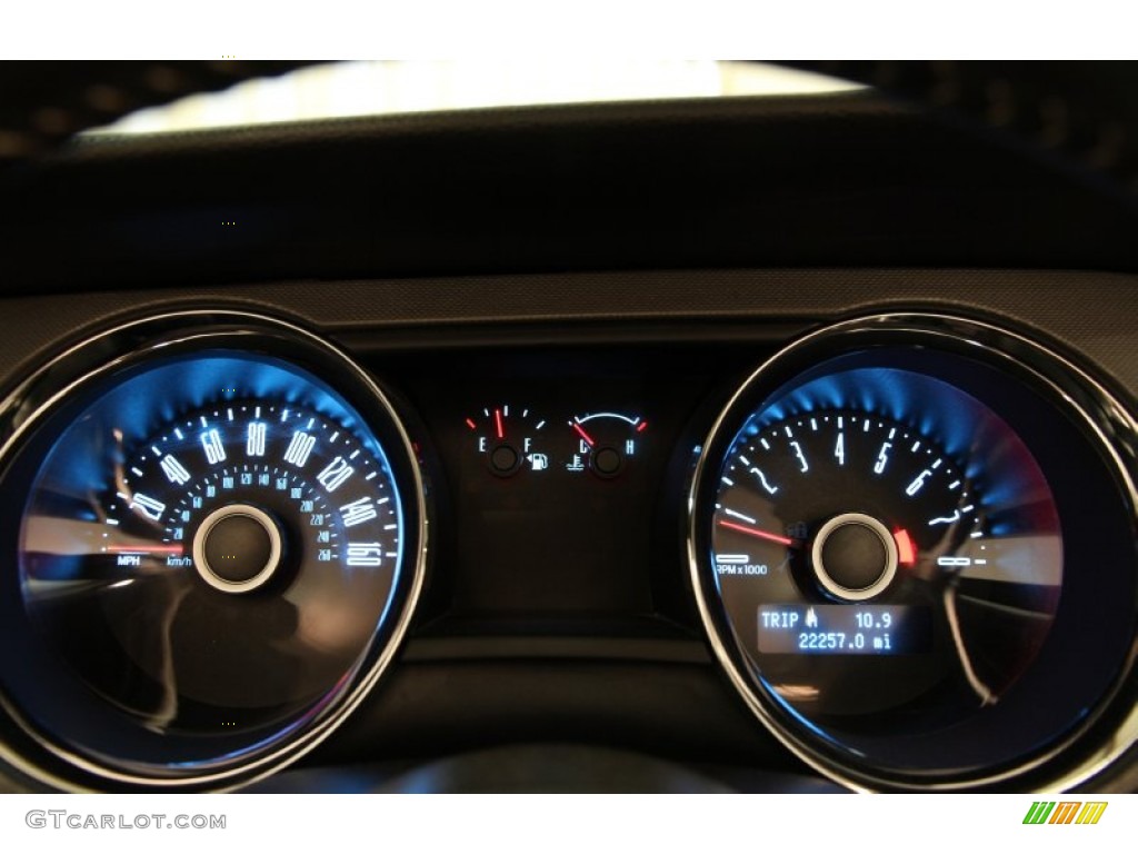 2014 Mustang V6 Convertible - Deep Impact Blue / Charcoal Black photo #10