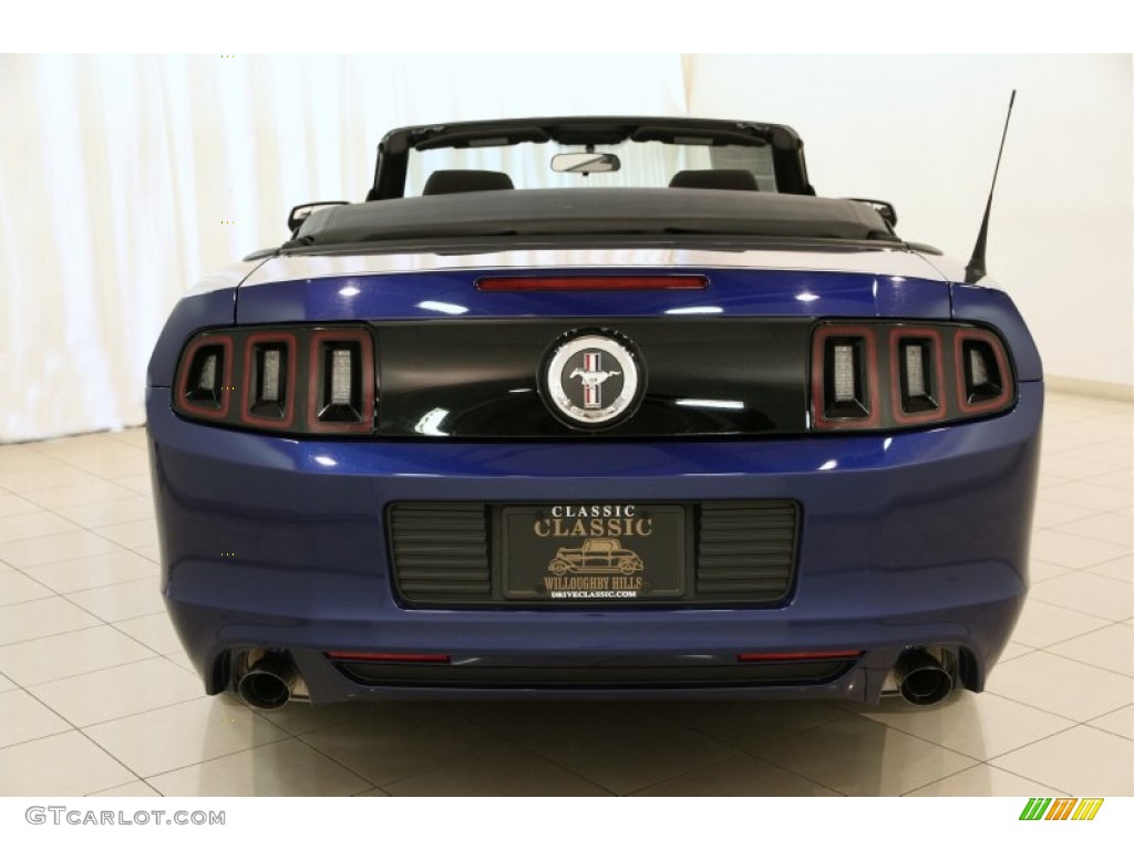 2014 Mustang V6 Convertible - Deep Impact Blue / Charcoal Black photo #18