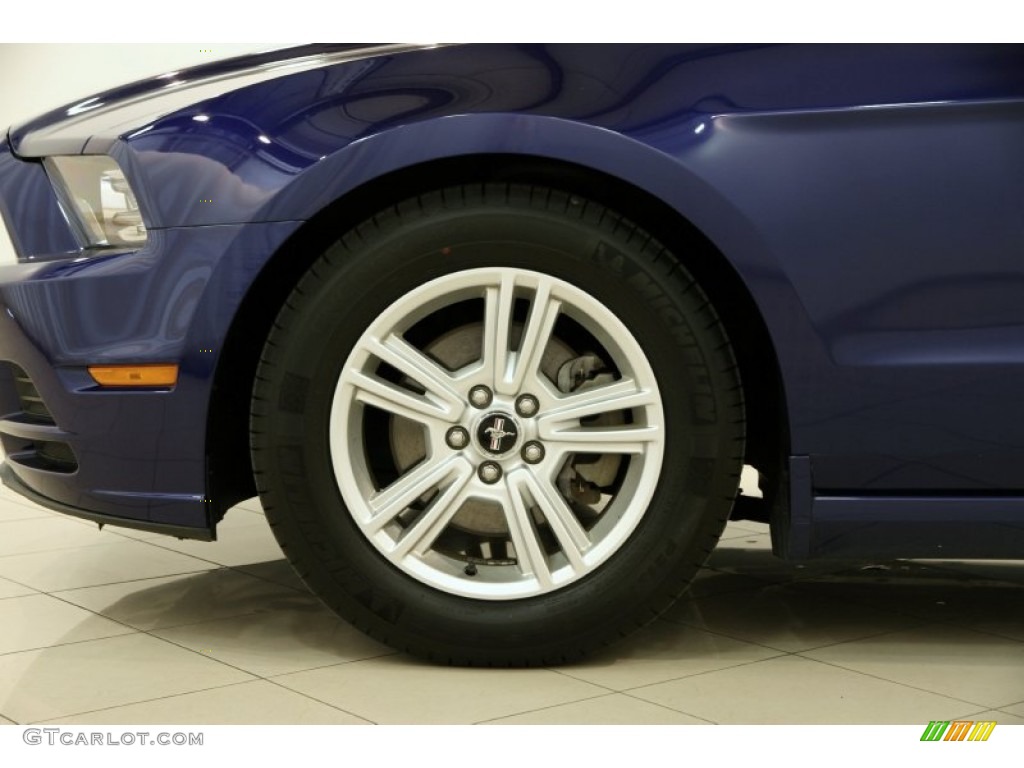 2014 Mustang V6 Convertible - Deep Impact Blue / Charcoal Black photo #21