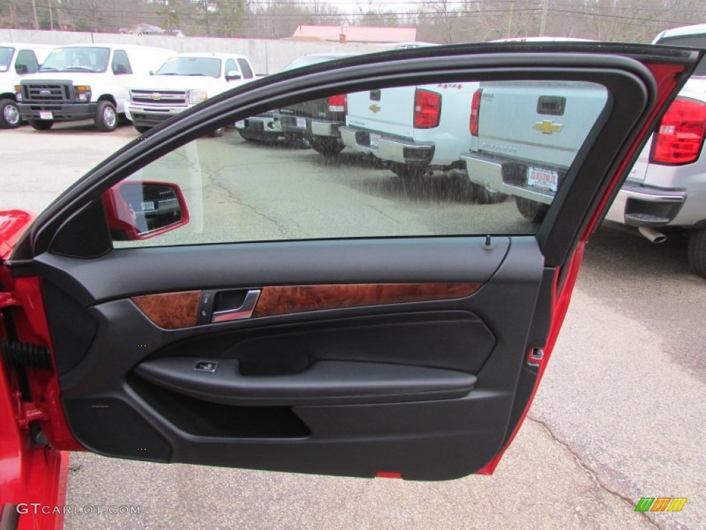 2012 Mercedes-Benz C 350 Coupe Black Door Panel Photo #101779810