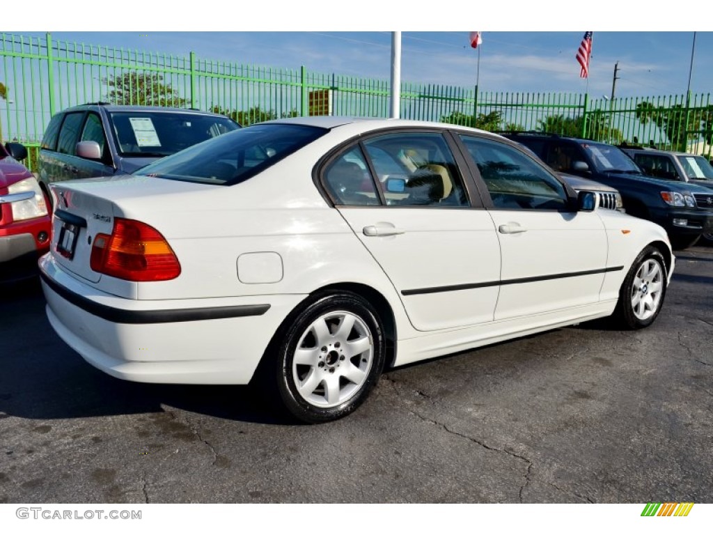 2005 3 Series 325i Sedan - Alpine White / Sand photo #7