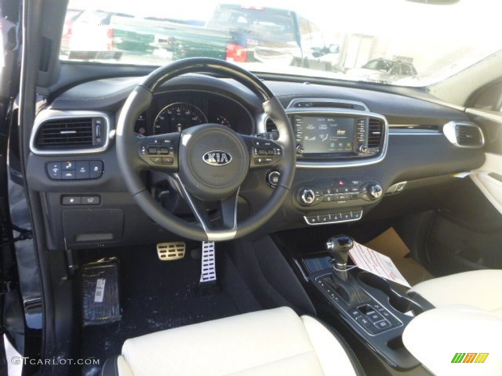 2016 Kia Sorento SX V6 AWD Premium Light Gray Dashboard Photo #101779855