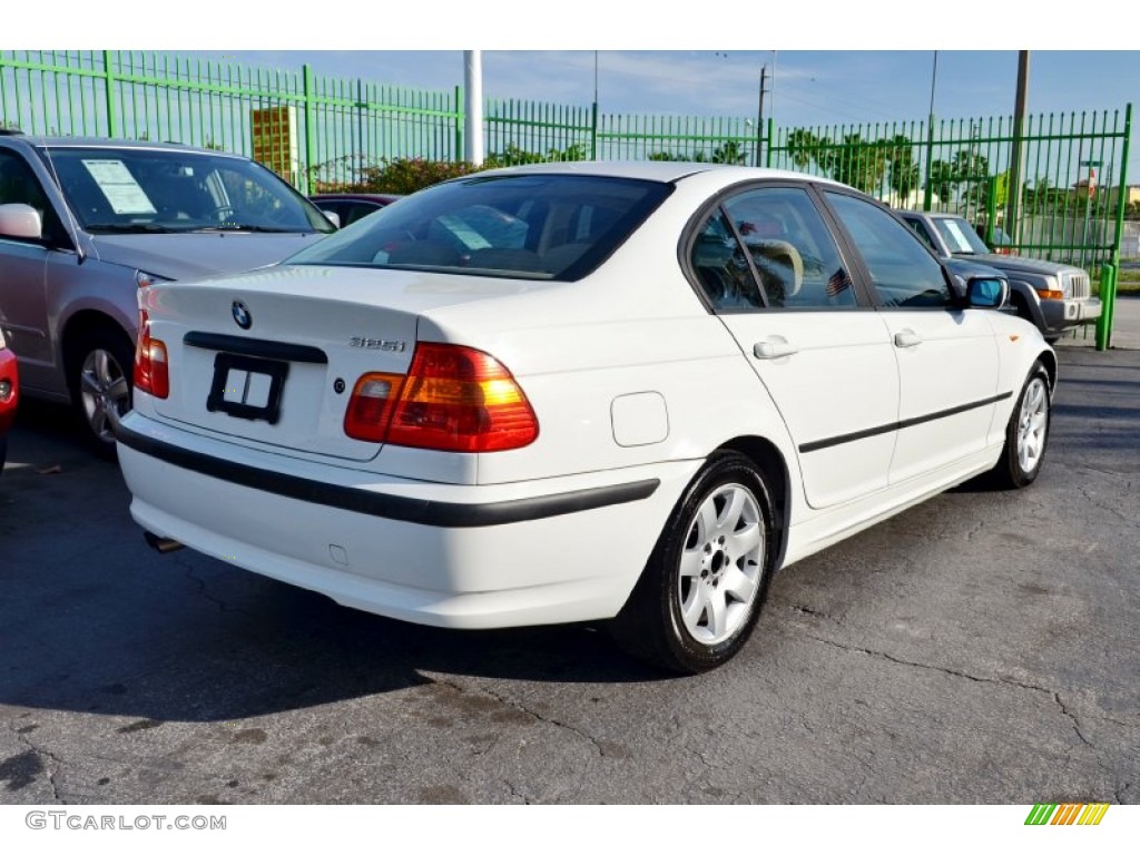 2005 3 Series 325i Sedan - Alpine White / Sand photo #8