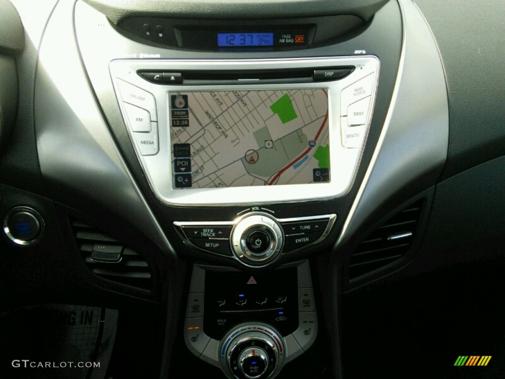 2011 Elantra Limited - Radiant Silver / Black photo #12