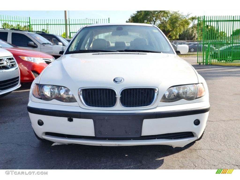 2005 3 Series 325i Sedan - Alpine White / Sand photo #24