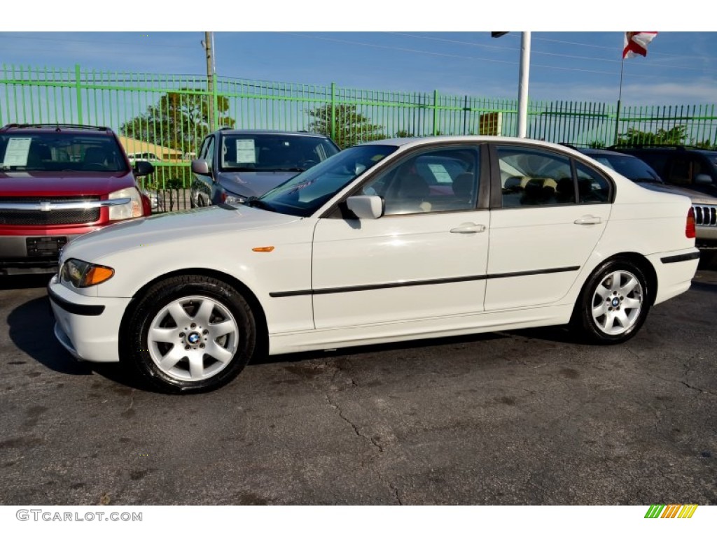 2005 3 Series 325i Sedan - Alpine White / Sand photo #27