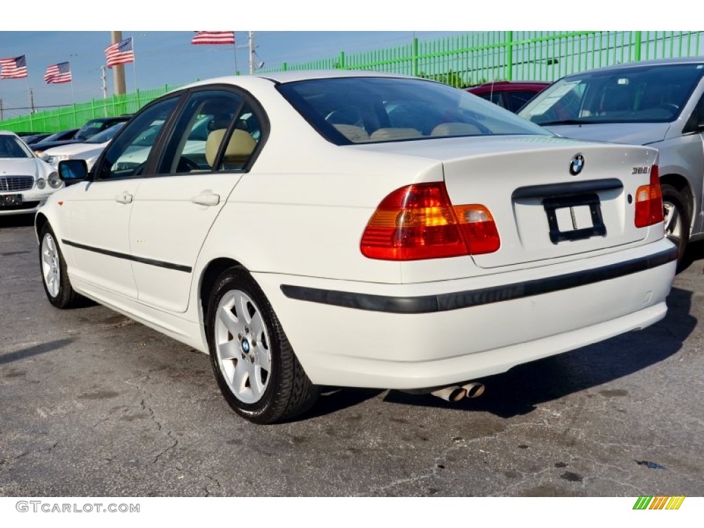 2005 3 Series 325i Sedan - Alpine White / Sand photo #30