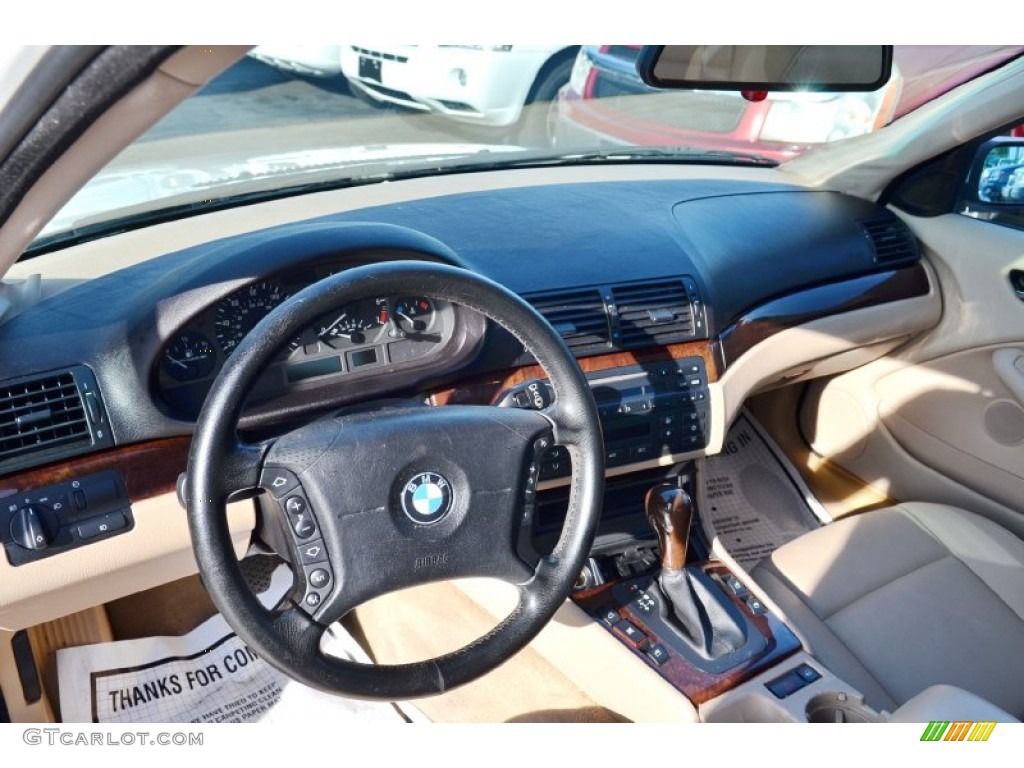 2005 3 Series 325i Sedan - Alpine White / Sand photo #35