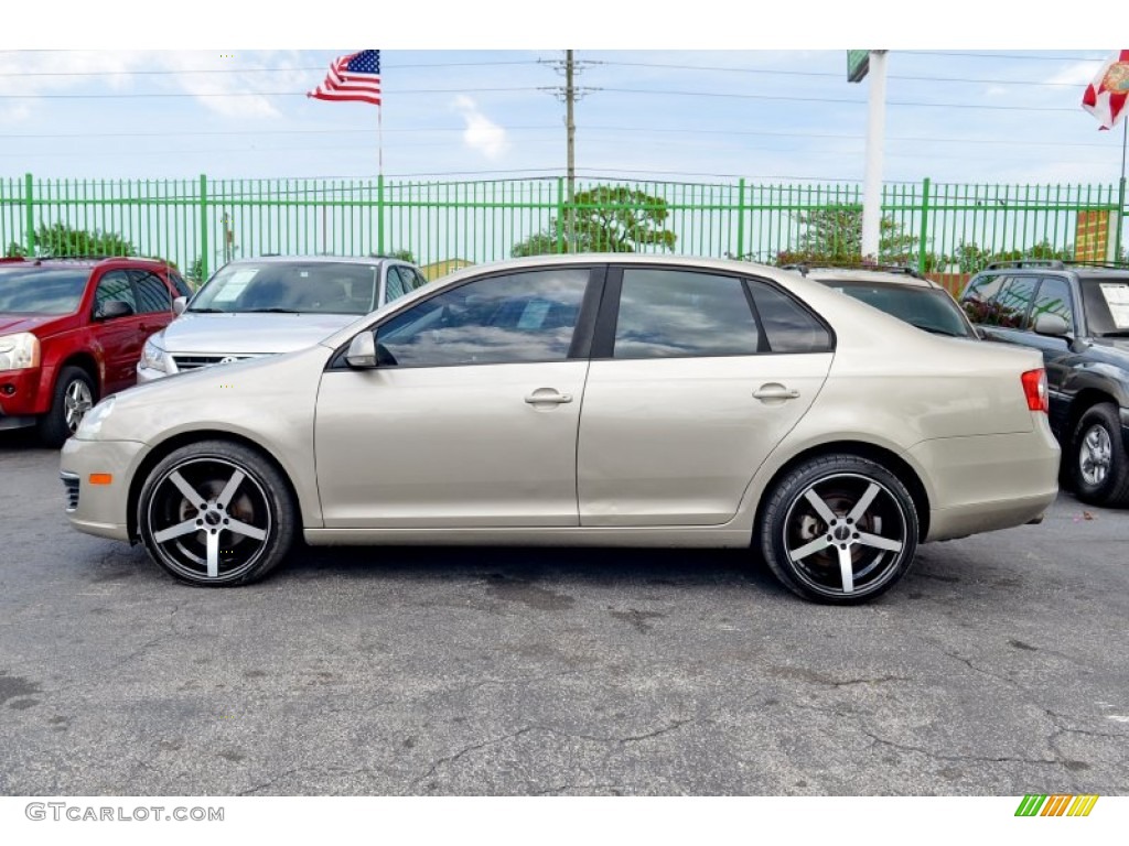 2005 Jetta Value Edition Sedan - Wheat Beige Metallic / Anthracite photo #6