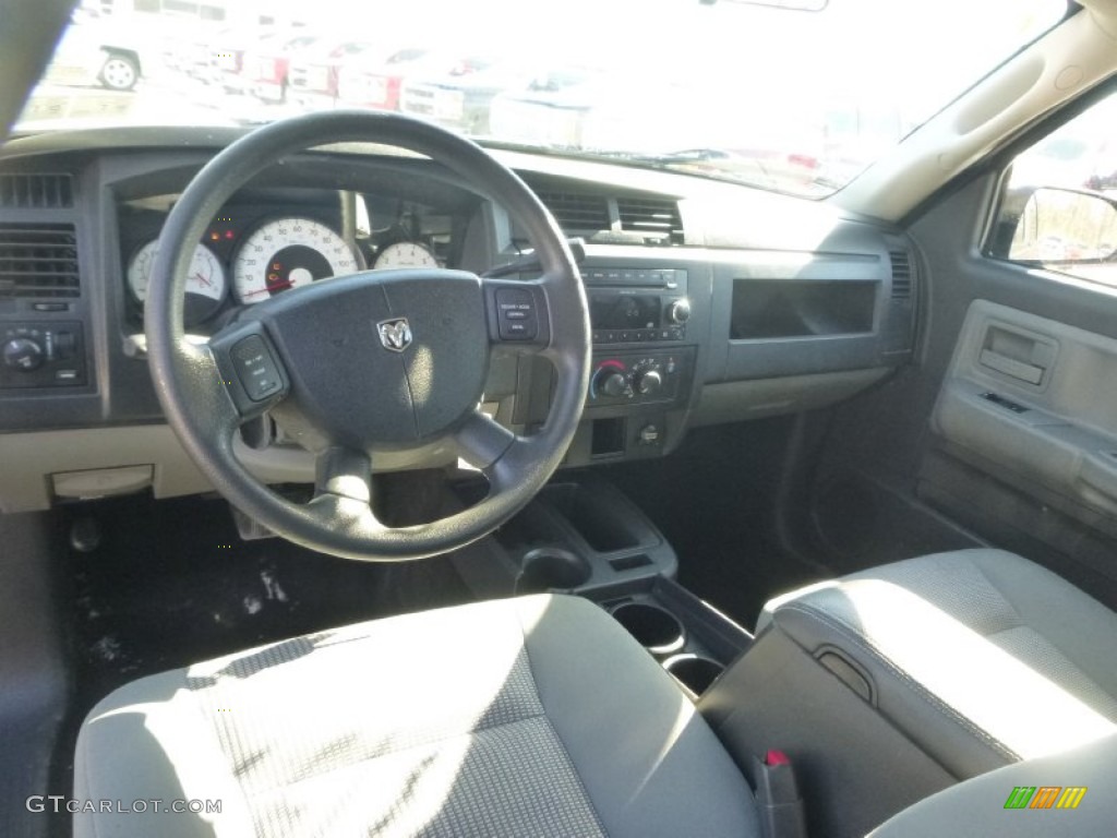 2010 Dakota Big Horn Crew Cab 4x4 - Mineral Gray Metallic / Dark Slate Gray/Medium Slate Gray photo #10