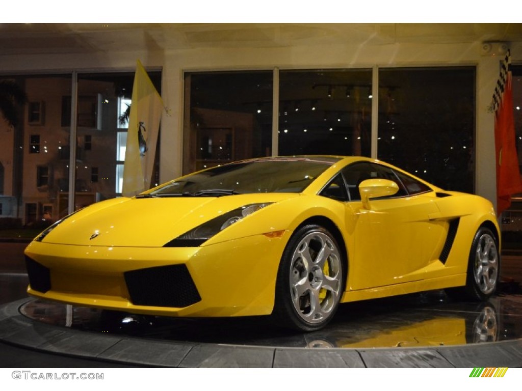 2004 Gallardo Coupe - Giallo Midas / Blu Scylla photo #1